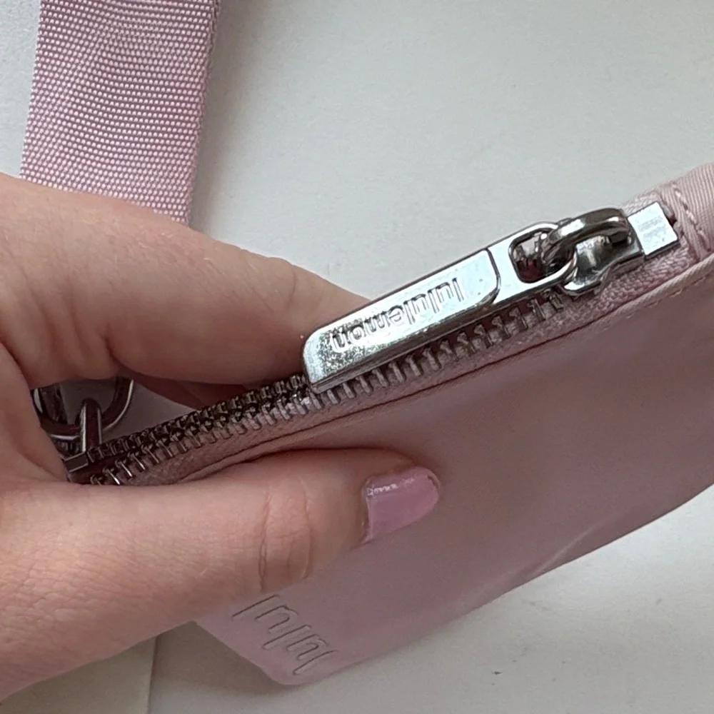 Lululemon Dual Pouch Wristlet- Flush Pink - Picture 3 of 6